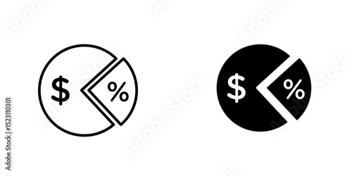 Dividend yield icon, Dividend-Yielding Investment Opportunities Vector Icon Illustration