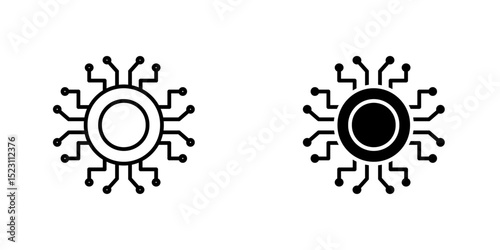 decentralized concept line icon. Simple element illustration. decentralized concept outline symbol design. Can be used for web and mobile UI/UX