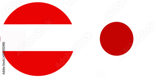 Austria Official flag with Japan national flag, both countries flags in Round shape and isolated on white background
Circular colorful design Flag with together. Free Download Austria Official flag with Japan national flag, both countries flags in Round shape and isolated on white background
Circular colorful design Flag with together. - GFXLoad