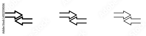 Transfer arrows icons for web site, mobile application. Logo illustration.