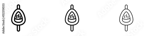 Urinal icons for web site, mobile application. Logo illustration.
