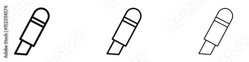 Utility knife icons for web site, mobile application. Logo illustration.