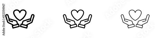 Selfcare icons for web site, mobile application. Logo illustration.