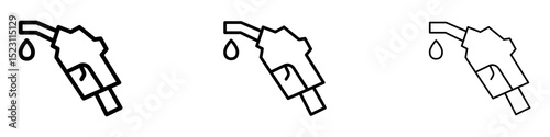 Petrol icons for web site, mobile application. Logo illustration.