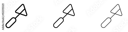 Reflex hammer icons for web site, mobile application. Logo illustration.
