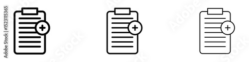 Medical record icons for web site, mobile application. Logo illustration. Free Download Medical record icons for web site, mobile application. Logo illustration. - GFXLoad