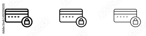 Credit limit icons for web site, mobile application. Logo illustration.