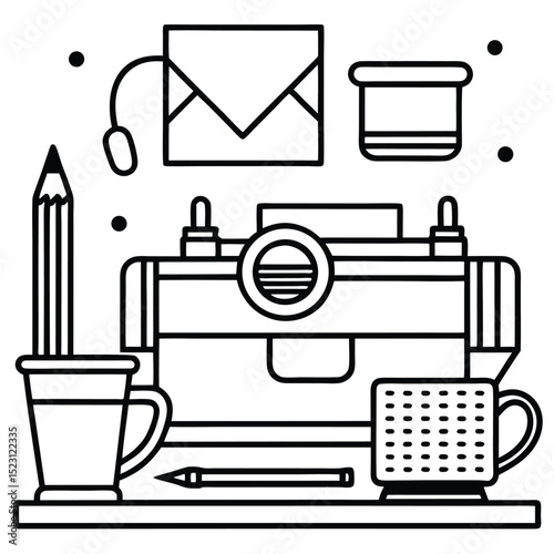 This sentence-style name includes the main subject (sewing machine), the format (vector illustration), and relevant tags that help describe its purpose or category Let me know if you want a shorter or