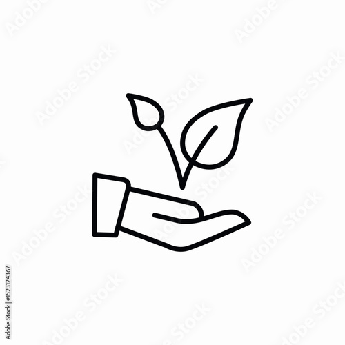 eco investment icon sign vector