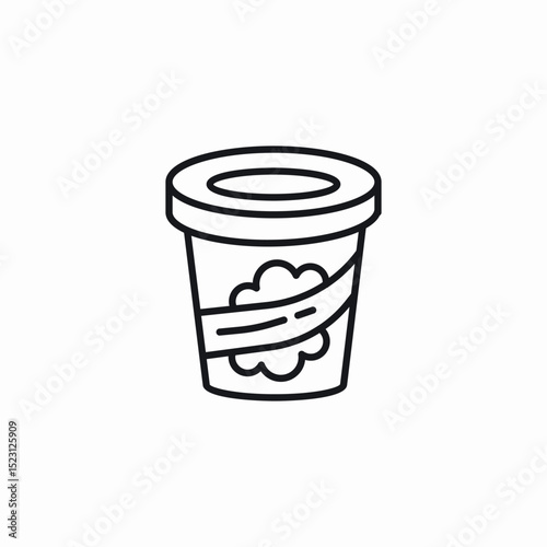 takeaway cup icon sign vector