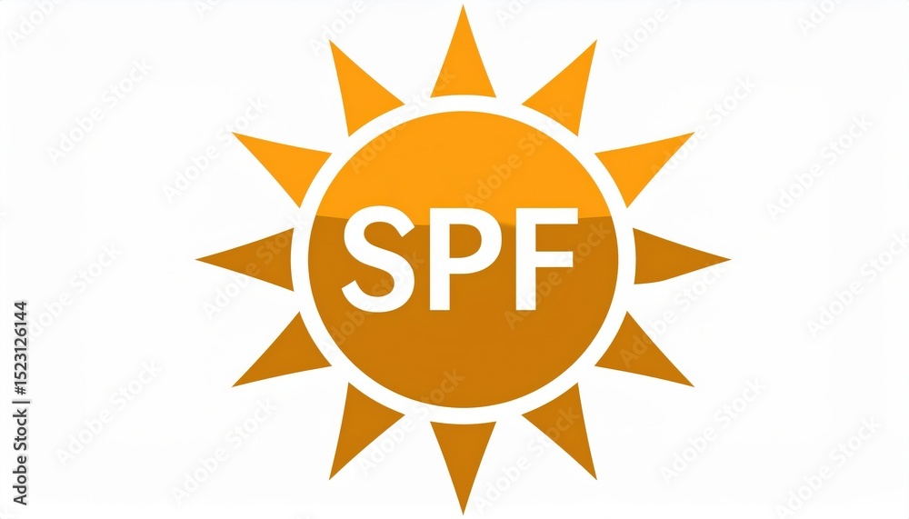 bright orange sun icon with spf text in center and long shadow effect, ideal for skincare branding, sunscreen product label, summer campaign graphic, web icon, or health awareness design
bright orange sun icon with spf text in center and long shadow effect, ideal for skincare branding, sunscreen product label, summer campaign graphic, web icon, or health awareness design