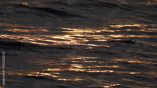 Sunset reflection on the ocean