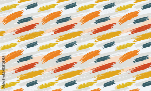 Expressive Paint Swatches: Mustard, Teal, and Terracotta Design