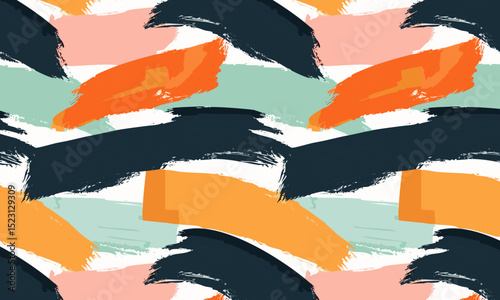 Energetic Abstract Expressionism: Dynamic Hand-Painted Background