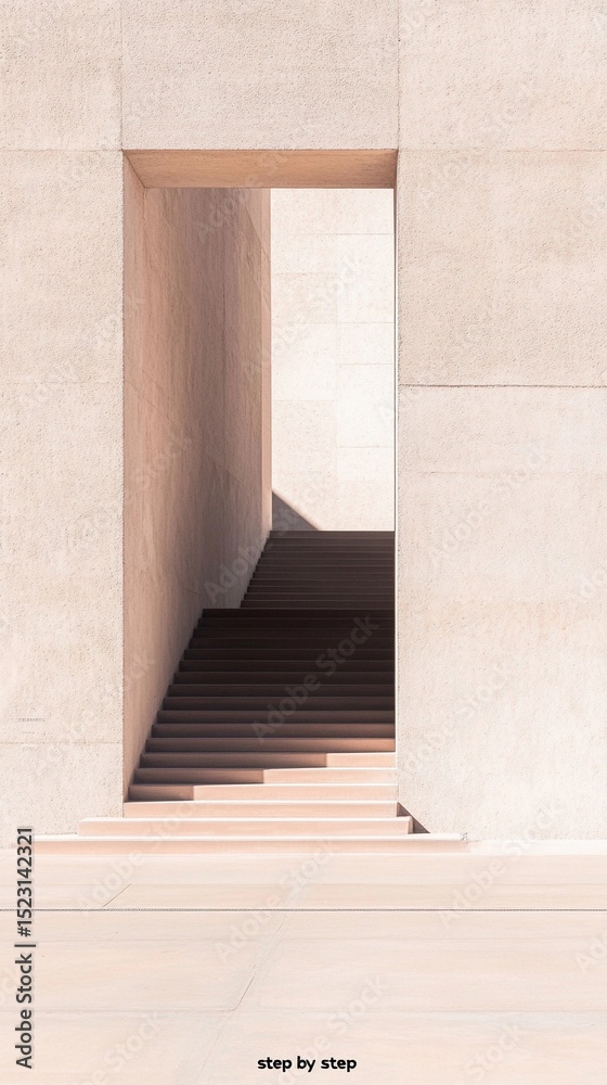 Obraz premium Clean motivational artwork centered around the words 