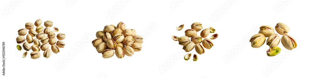Pistachio nuts isolated on white Pistachio nuts isolated on white