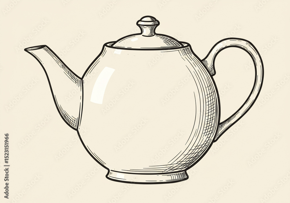 Obraz premium teapot isolated on white background