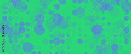 Green and Blue Bubbles Abstract Background SVG Vector