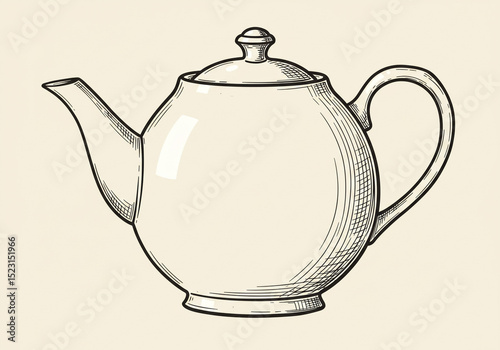 teapot isolated on white background