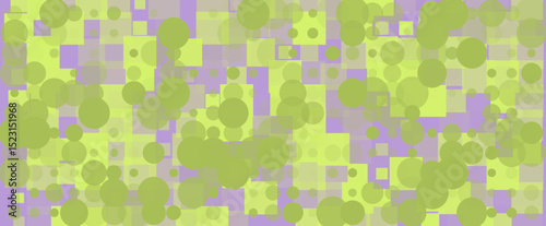 Abstract Geometric Background in Green and Purple - SVG Vector