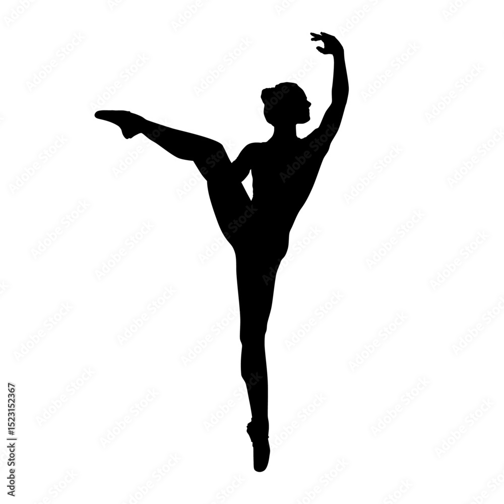 Ballet dancer silhouette Ballet dancer silhouette