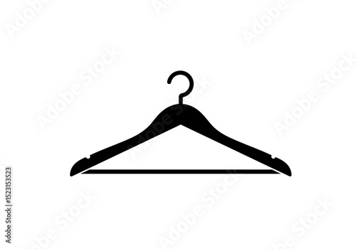 A black and white minimalist illustration of a tall building with a unique design on a white background
