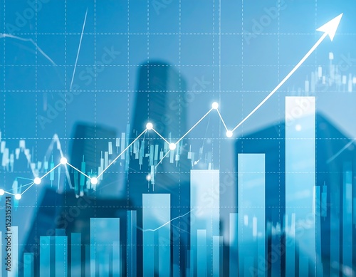 Abstract financial growth