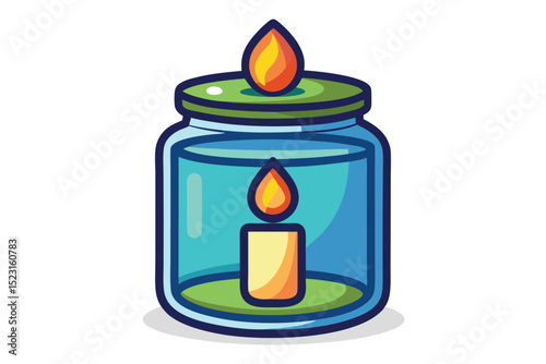 Science Experiment Candle in a Jar - Observing Combustion and Air Pressure