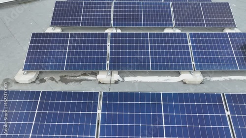 Wallpaper Mural Solar panels installed on the roof Torontodigital.ca