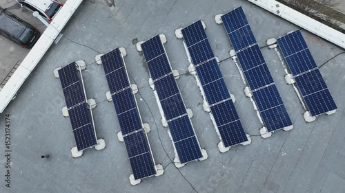 Wallpaper Mural Solar panels installed on the roof Torontodigital.ca