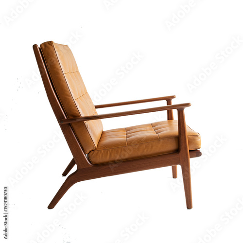 Lounge chair isolated on white background 