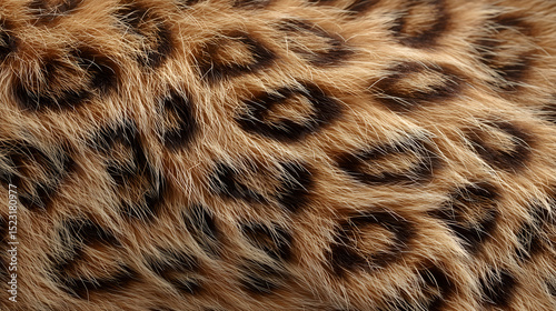 The captivating texture and unique markings of leopard skin showcased in an extreme close-up, an eye-catching pattern to admire, the beauty and intricacy of the natural world.