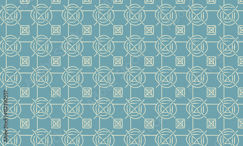 Geometric Line Art: Art Deco Inspired Seamless Pattern
