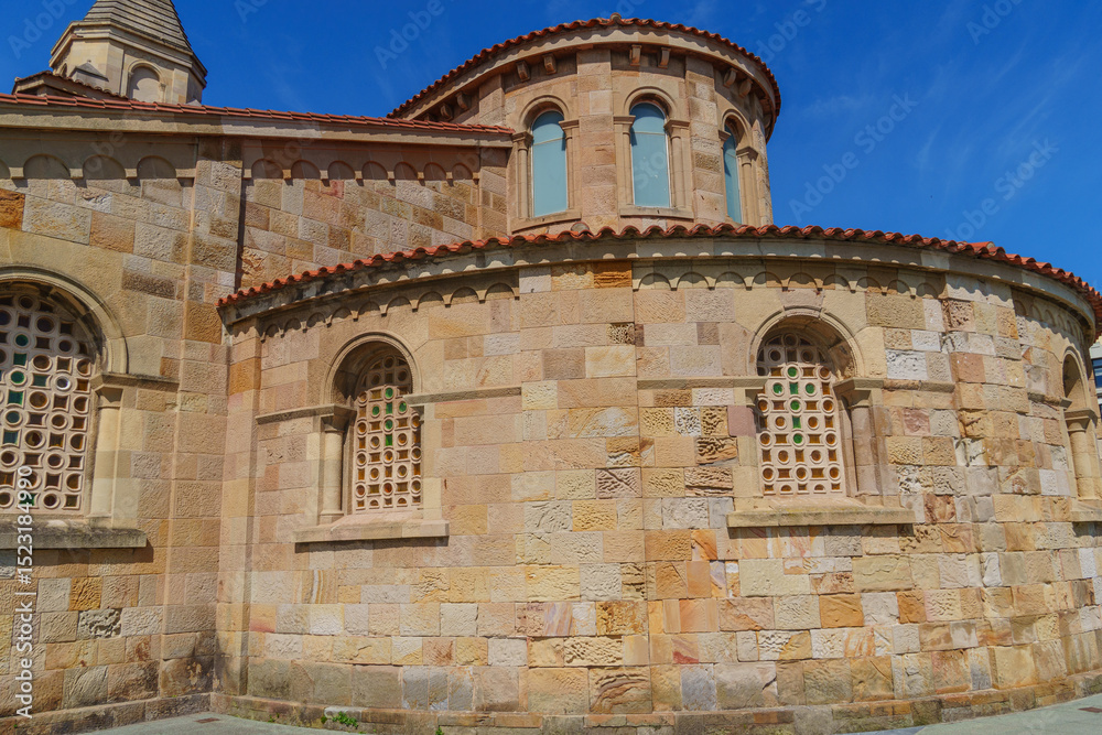 Fototapeta premium Gijon in Spanien