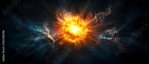 Wallpaper Mural Explosive Star Burst In Deep Space Torontodigital.ca