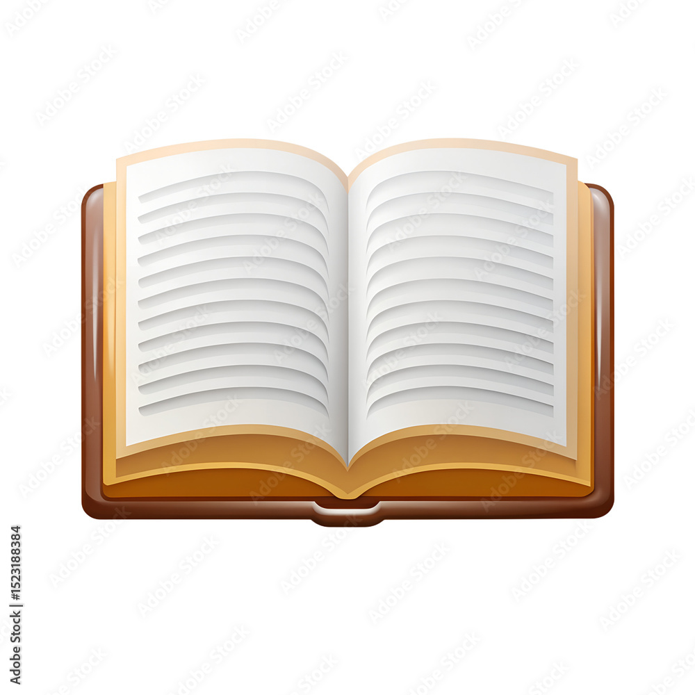 Fototapeta premium Dictionary Icon isolated on transparent background