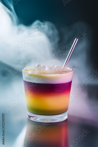 layered ombré drink crystal clear