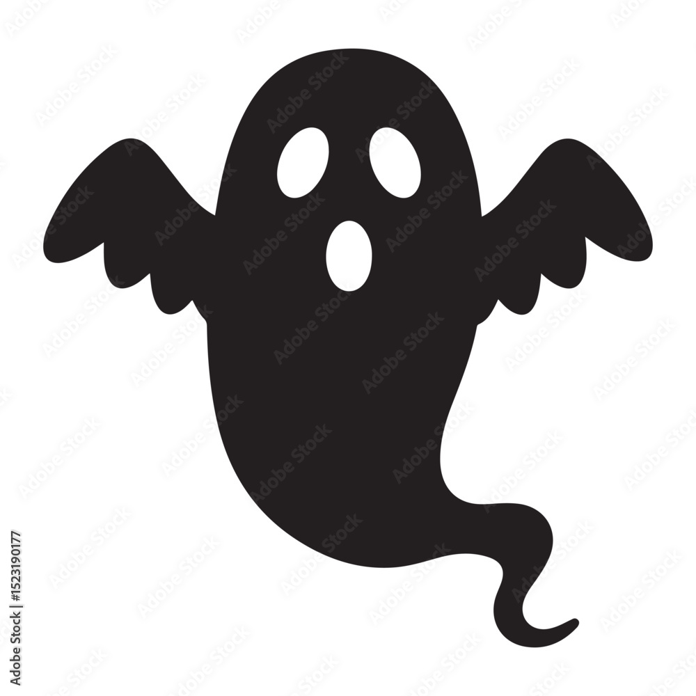 Halloween Funny Ghost vector icon Halloween Funny Ghost vector icon