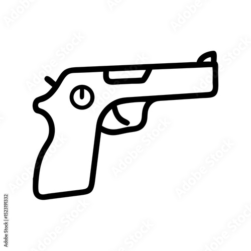 Concealed handgun in holster, firearm safety, self defense, law enforcement training.  Handgun securely stored, pistol in protective case, weapon security concept. Image useful for security firms,