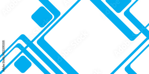 Modern Abstract Blue and White Geometric Background Design.