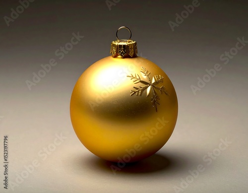 Golden Christmas ornament (1)