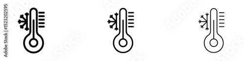 Thermometer cold icon