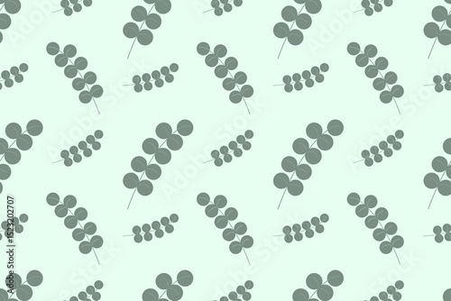 Seamless tropical design with lush palm leaves in vector, ideal for vintage foliage backgrounds and exotic-themed projects