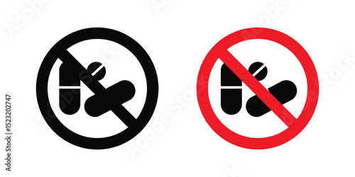 Stop using illegal drugs sign
