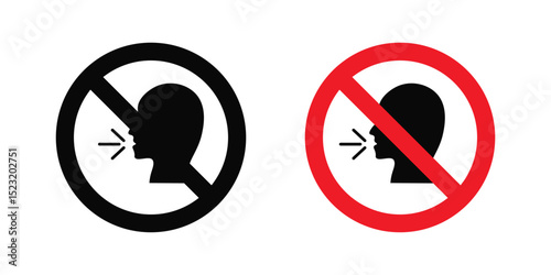 Stop talking sign