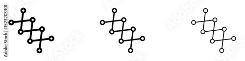 Shoe lace icon
