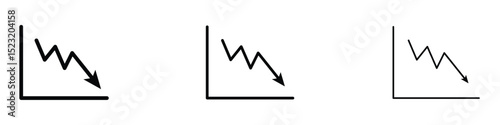 Reduction chart icon