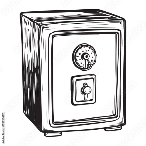 locker silhouette vector illustration
