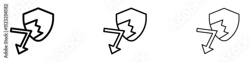 Protection from attack icon