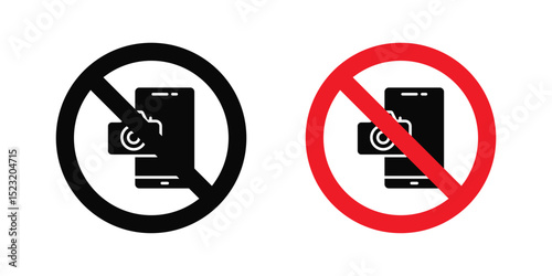 Photo and phone forbidden sign
